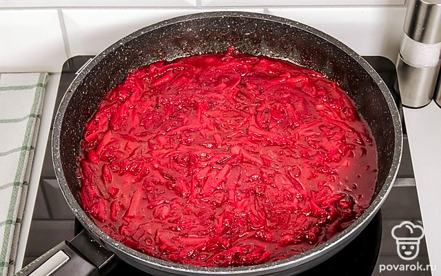 Зажарка для борща — Рецепт с фото