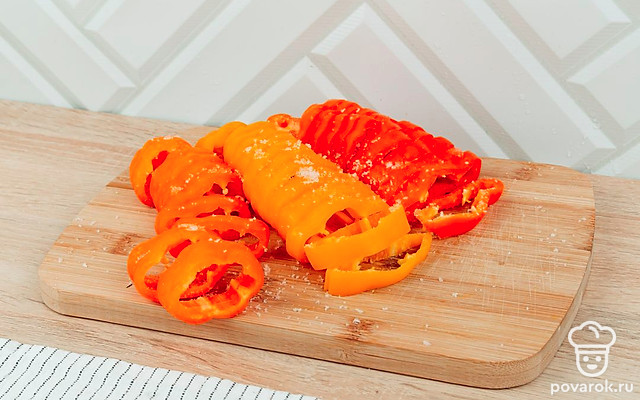 Заморозка болгарского перца на зиму — Рецепт с фото
