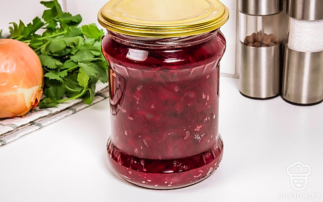 Свекла на зиму для борща — Рецепт с фото