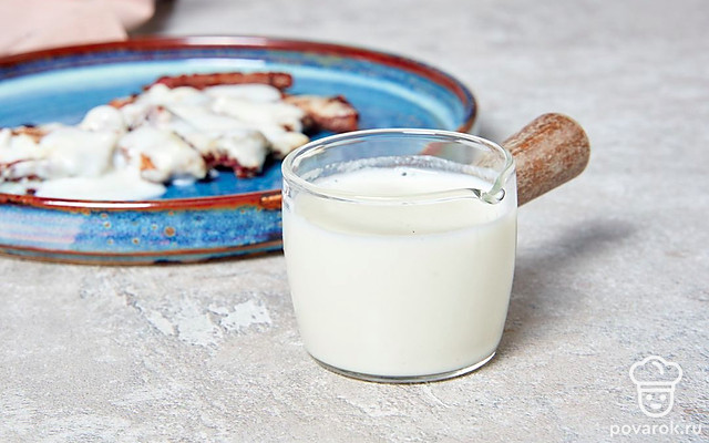 Молочный соус а-ля бешамель — Рецепт с фото