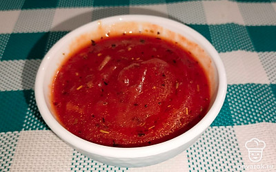 Ароматный соус готов. Приятного аппетита.