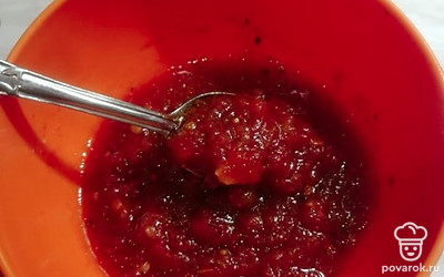 
Соус готов сразу же как остынет. Подаем к любым блюдам, добавляем в любые закуски. Хорошо сочетается с мясом. Приятного аппетита! 
