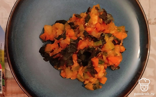 Цукини с овощами и томатной пастой — Рецепт с фото