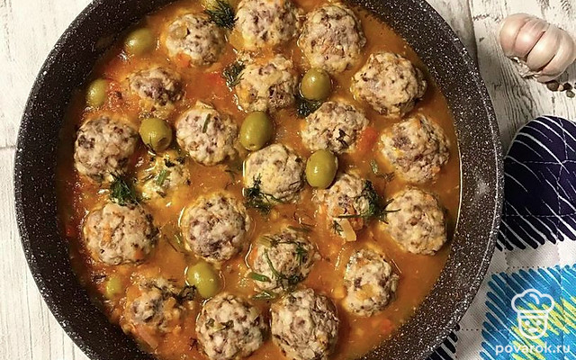 Фрикадельки в томатном соусе — Рецепт с фото