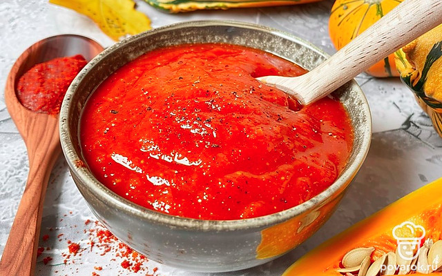 Аппетитный тыквенный кетчуп по-домашнему — Рецепт с фото