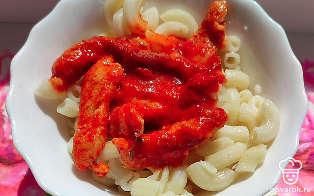 Подлива из свинины за 40 минут — Рецепт с фото