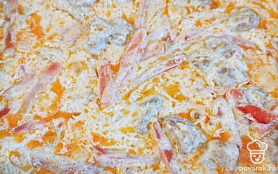 Тушим 20 минут под закрытой крышкой.