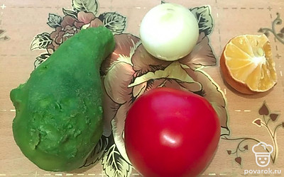 Подготовить все ингредиенты. Помыть, почистить.