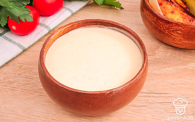 Сырно-чесночный соус — Рецепт с фото