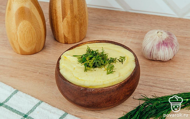 Чесночный соус с сыром — Рецепт с фото