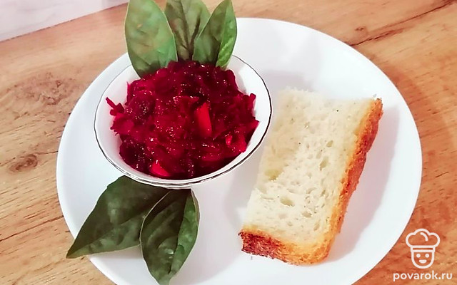 Свекольная икра на сливочном масле — Рецепт с фото