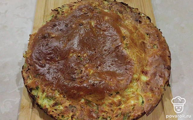 Вкуснейший заливной пирог с капустой — Рецепт с фото