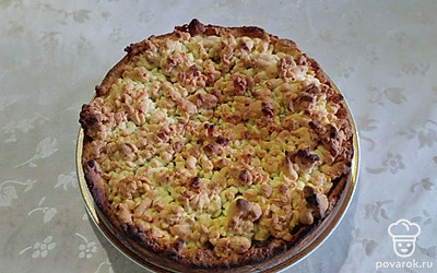 Подавайте пирог к чаю или кофе.