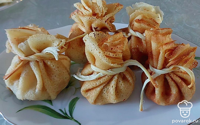 Жюльен в блинчике — Рецепт с фото