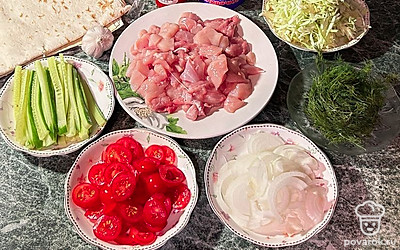 Подготовьте все ингредиенты.