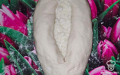 Закрутите так, чтобы в центре была выемка.