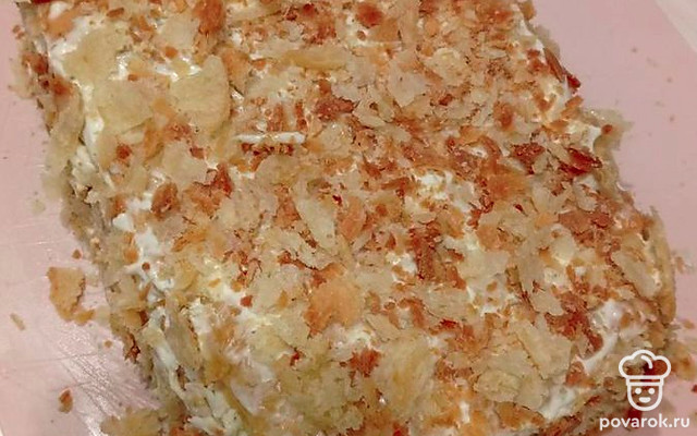 Закусочный «Наполеон» — Рецепт с фото