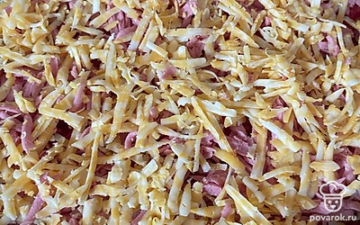 Следующий слой — сыр.