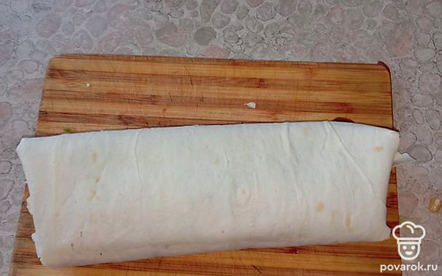 Шаурма по -домашнему с натуральным йогуртом — Рецепт с фото