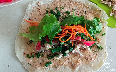 Листья салата. 