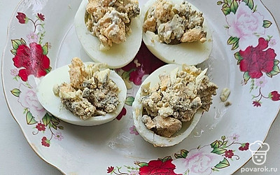 Фаршируйте начинкой.