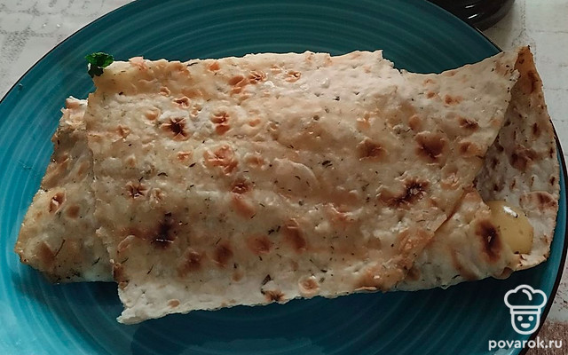 Быстрый перекус из тортильи с сыром и овощами — Рецепт с фото