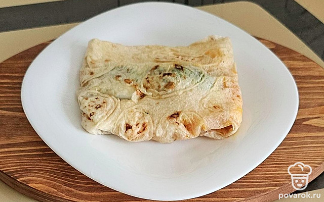 Броколли с грибами и сыром в лаваше — Рецепт с фото