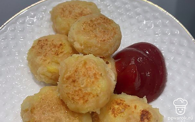 Жареные картофельные шарики «Остринка» — Рецепт с фото