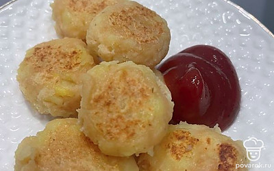 Подайте с кетчупом.