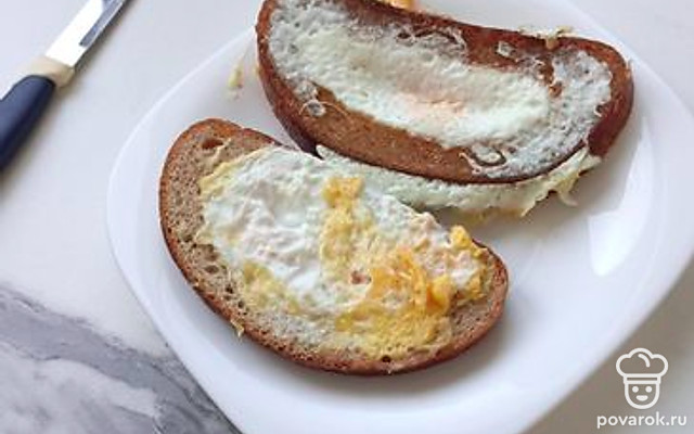Тост с яйцом за 10 минут — Рецепт с фото