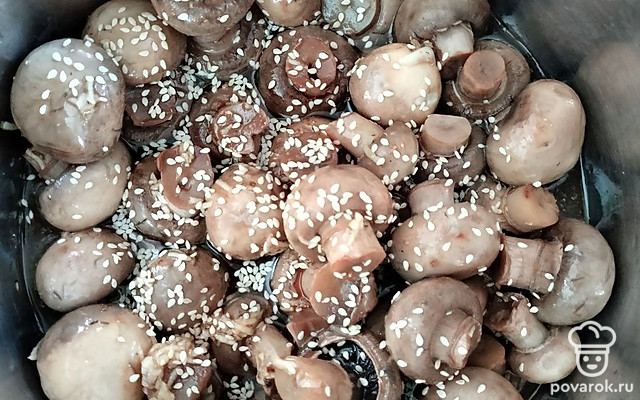 Острые маринованые шампиньоны по-корейски — Рецепт с фото