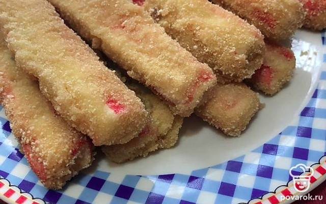 Крабовые палочки в кляре — Рецепт с фото