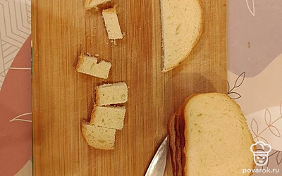 Разрезанные куски нарезать (как на фото).