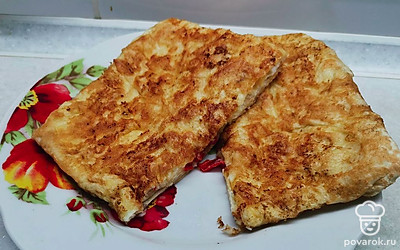 Сытные лепешки к завтраку готовы. Приятного аппетита! 