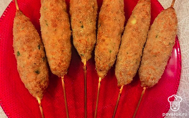 Закуска «Мясной камыш» — Рецепт с фото
