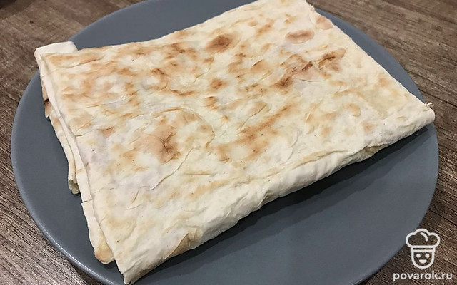 Конверт из лаваша с начинкой — Рецепт с фото