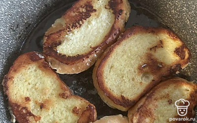 Обжаривать с двух сторон.