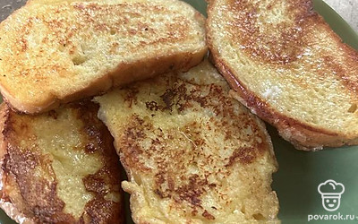 Гренки готовы.