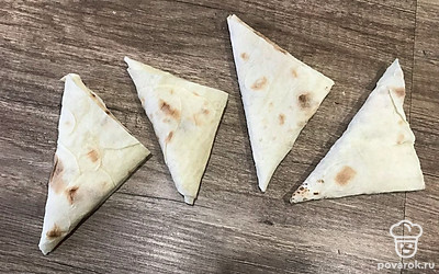 Должны получиться такие ровные треугольники.