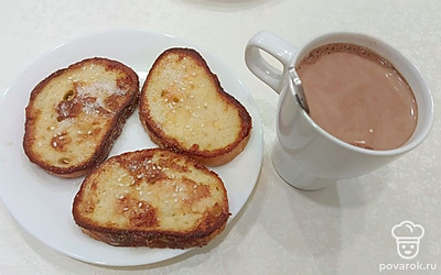 Можно подать с чаем, какао. Приятного аппетита.