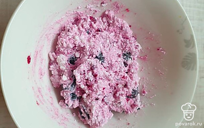 Массу тщательно перемешайте.