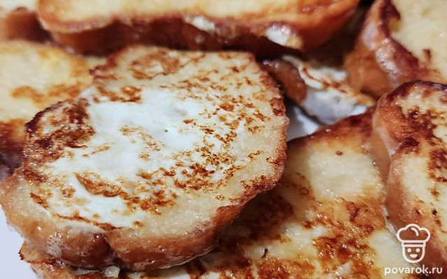 Гренки из батона к завтраку — Рецепт с фото