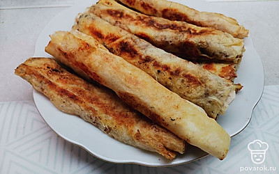 Сырные трубочки готовы. Приятного аппетита! 