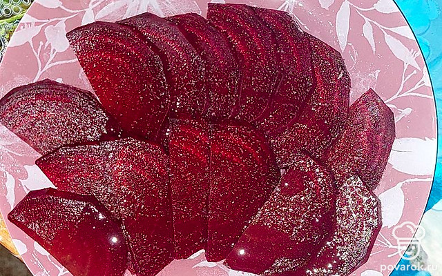 Свекла по-деревенски с оливковым маслом — Рецепт с фото