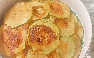 Наши кабачки готовы.