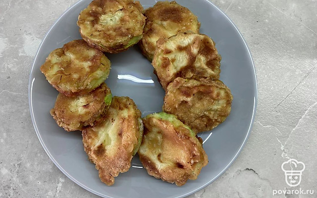 Жареные кабачки в кляре за 30 минут — Рецепт с фото