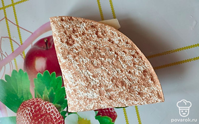 Третий шаг. Конвертик-треугольник готов. 