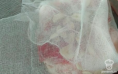 Заверните сало.