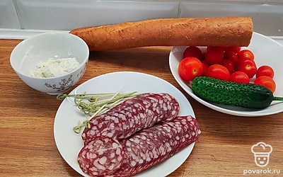 Приготовить все ингредиенты.