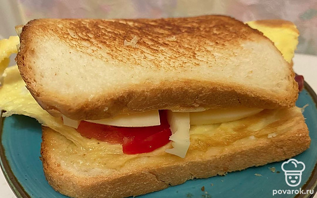 Сэндвич с яйцом — Рецепт с фото